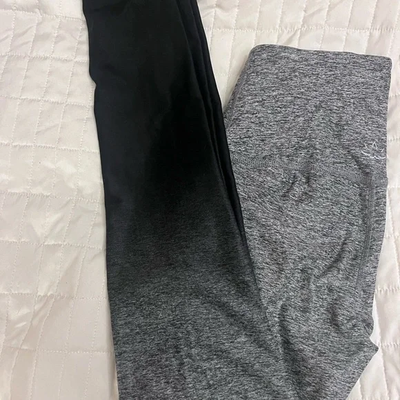 NEW Beyond Yoga grey to black spacedye ombré legging - Picture 5 of 11